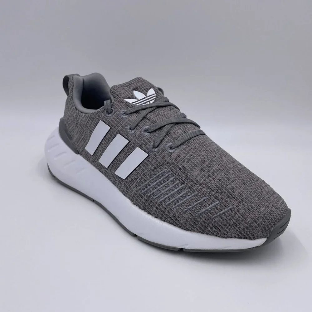 adidas Swift Run 22 Grey / White Womens Shoes - Picture 7 of 8